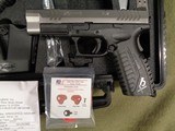 SPRINGFIELD ARMORY XDM 40 S&W 4.5 PISOL BITONE XDM9212HCSP NEW IN BOX CASE 2 CLIPS - 1 of 8