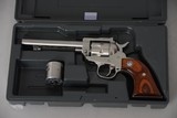 Ruger Single Six.22LR/ .22 Magnum Stainless Steel hardly used in Box - 1 of 8