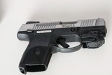 Ruger SR9c Stainless/ Black 9mm with crimson Trace Laser - 12 of 14