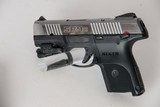 Ruger SR9c Stainless/ Black 9mm with crimson Trace Laser - 4 of 14