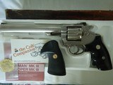 Colt Trooper MK III Revolver .22LR 8 Inch Barrel, Nickel Plated - 1 of 10