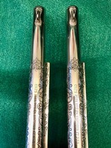 Pair of Ben Lane Engraved Colt SAAs, 2nd Gen .45LC, Presentation Cased - 10 of 16