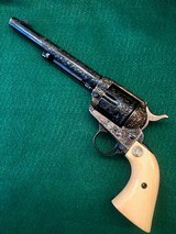 Engraved Colt Single Action Army 1st Generation .44-40 Caliber - 5 of 17