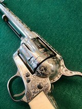 Colt 1873 Single Action Army Second Generation 125th Anniversary Engraved Model - 6 of 15