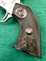 Engraved Colt SAA 45 LC 4 3/4" - 6 of 16
