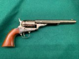 Uberti 1872 open top early model revolver replica / Navy Grip / this one in Nickel / 45LC / 7 1/2 " barrel factory fresh brand new in box - 1 of 4