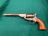 Uberti 1872 open top early model revolver replica / Navy Grip / this one in Nickel / 45LC / 7 1/2 " barrel factory fresh brand new in box - 2 of 4