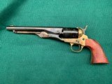 1860 Pietta revolver /
.44 Cal /Army / brass gun / 8" long barrel / Replica - 1 of 4