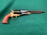 1860 Pietta revolver /
.44 Cal /Army / brass gun / 8" long barrel / Replica - 2 of 4