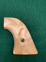 Antique first generation mother of pearl 2 piece grips / RARE/ for Colt SAA model 1873 - 1 of 3