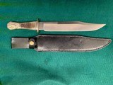 Bowie Hunting knive length 15 inches bone handle - 2 of 2