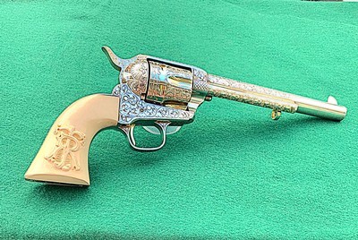 Teddy Roosevelt Commemorative .44-40 by Uberti  Mfg . 1990  (New condition, never fired). - Image 11 of 13