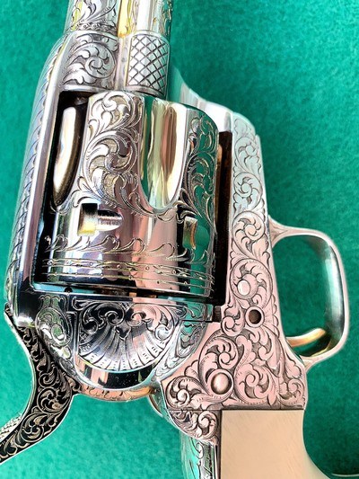 Teddy Roosevelt Commemorative .44-40 by Uberti  Mfg . 1990  (New condition, never fired). - Image 3 of 13
