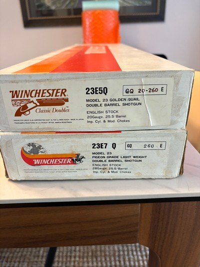 Winchester Model 23 Golden Quail 20 gauge and Pigeon Grade 28 gauge - Image 4 of 14