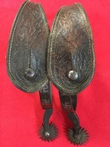 August Buermann Inlaid Spurs/Leathers - 1 of 7