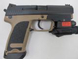 HK USP .40 Combat Competition TAN w/TAN HK Case Heckler Koch - 3 of 12