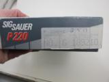 Sig Sauer P220 West German New in Box 1992 - 8 of 9