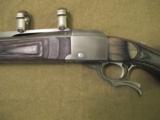 Ruger #1 25/06 stainless & Laminate Like New w/rings PRISTINE - 2 of 13