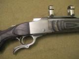 Ruger #1 25/06 stainless & Laminate Like New w/rings PRISTINE - 1 of 13