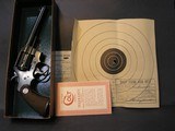 Colt Official Police Revolver, Caliber 22 Long Rifle, 6 Inch Barrel, With Original Box and Papers - 2 of 16