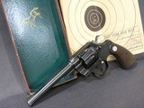 Colt Official Police Revolver, Caliber 22 Long Rifle, 6 Inch Barrel, With Original Box and Papers - 4 of 16