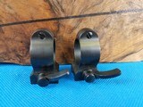7/8" Wisner Scope Rings With Quick Detach Levers - 2 of 8