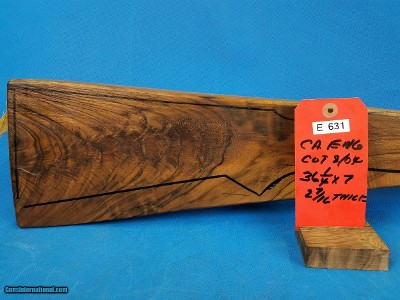 Exhibition California English Walnut Gunstock Blank