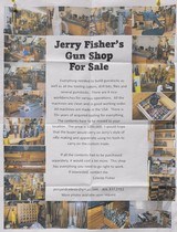 JERRY FISHER'S COMPLETE SHOP FOR SALE