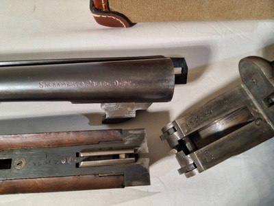 Super rare Ithaca NID 12 ga Sacramento Police Dept stamped 20 - Image 13 of 13