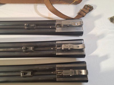 Winchester Model 21 12 ga 3 barrel set, factory letter - Image 13 of 20