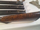 Winchester Model 21 12 ga 3 barrel set, factory letter - Image 12 of 20