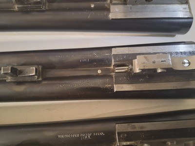 Winchester Model 21 12 ga 3 barrel set, factory letter - Image 16 of 20