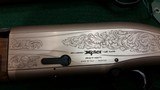 BERETTA - A400 ACTION SET OF 3 - 12, 20, and 28 ga 28" A UNIQUE 1 OF A KIND WITH HAND ENGRAVING AND A HAND BUILT CASE ( SELLING AT COST!!  - 10 of 20