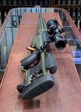 SAKO TRG 42A1, Olive Drab Green, with Steiner 4-28 x 56 M7Xi Tremor 3 Reticle Scope and Steiner T-Series Extra High Scope Rings - 4 of 6