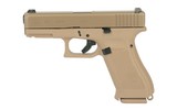 Glock 19X Crossover 9mm Luger 4.02" 17+1 Bronze Nitron Coyote Interchangeable Backstrap Grip **FREE 10 MONTH LAYAWAY** - 1 of 3