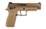 Sig Sauer P320 M17 9mm Luger Coyote Polymer Grip **FREE 10 MONTH LAYAWAY** - 2 of 3