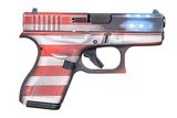 Glock G42 .380 Battleworn USA Flag Cerakote ***FREE 10 MONTH LAYAWAY*** - 1 of 1