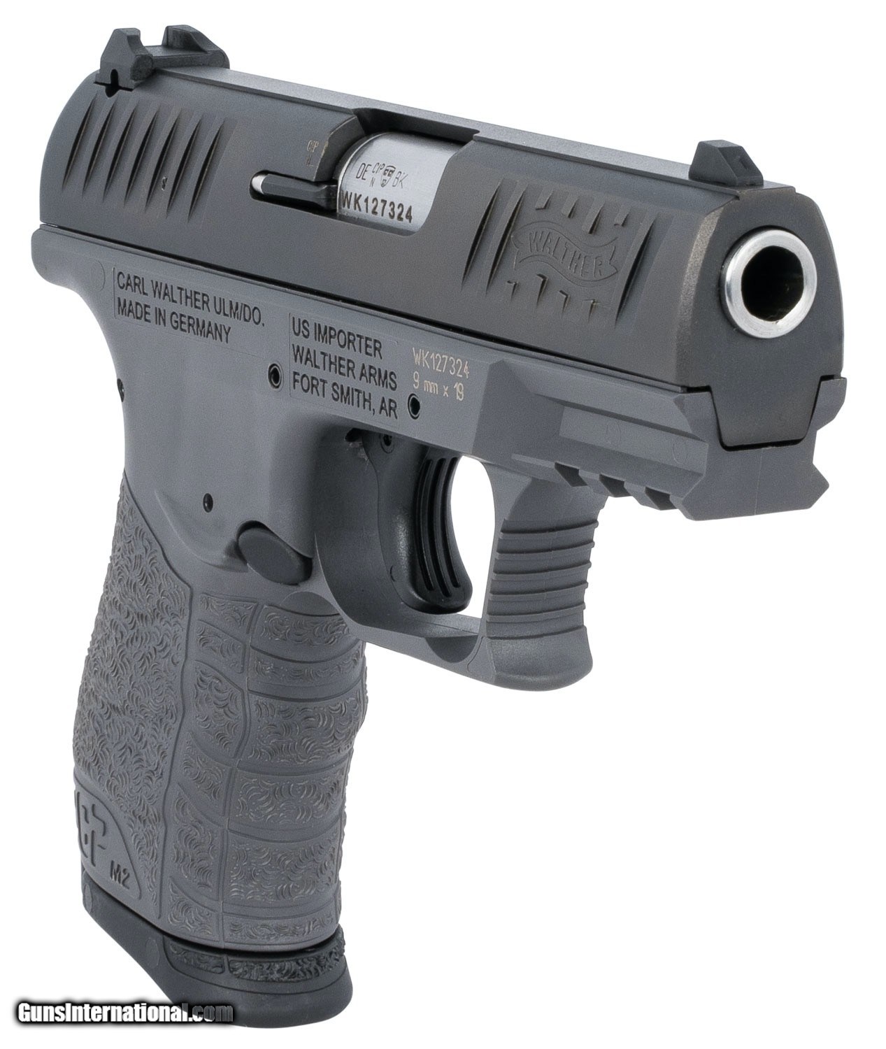 Walther Arms Ccp M2 9mm Luger 354 81 Tungsten Gray Black Polymer Grip Free 10 Month Layaway 0912