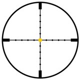 Trijicon 200027 AccuPoint Black Hardcoat Anodized 2.5-10x56mm 30mm Tube Illuminated Mil-Dot Crosshair w/Amber Dot Reticle**10 MONTH FREE LAYAWAY** - 4 of 5