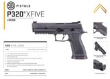 Sig Sauer P320 X-Five Legion 9mm Luger 17+1 5