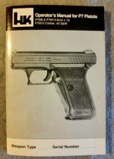 HECKLER & KOCH P7 M8 SQUEEZE COCKING SINGLE ACTION 9MM - Image 11 of 15