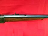  antique 1885 LOW WALL in .32 LONG. Heavy #2 OCTAGON barrel, SINGLE SET TRIGGER, LYMAN TANG SIGHT AND TARGET FRONT SIGHT. Curved light Sc - 4 of 12