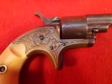 COLT 1871 OPEN TOP EARLY RIM-FIRE POCKET REVOLVER... FACTORY ENGRAVED WITH IVORY GRIPS - 3 of 7