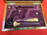 ENGRAVED, CASED, FOREIGN 8mm PINFIRE PISTOL, IVORY GRIP,REVOLVER- 13 of 16