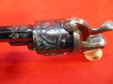ENGRAVED, CASED, FOREIGN 8mm PINFIRE PISTOL, IVORY GRIP,REVOLVER- 9 of 16