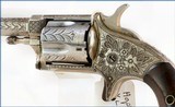 HOPKINS & ALLEN XL No.3 ENGRAVED,    .32 CALIBERRIM-FIRE REVOLVER - 1 of 6