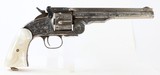 RARE SMITH & WESSON SCHOFIELD, ENGRAVED  NICKEL, 2ND. MODEL CIVILIAN - 1 of 3