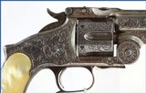 SMITH & WESSONENGRAVED RUSSIAN REVOLVER, LETTERED-SHIPPED 1876 - 4 of 8