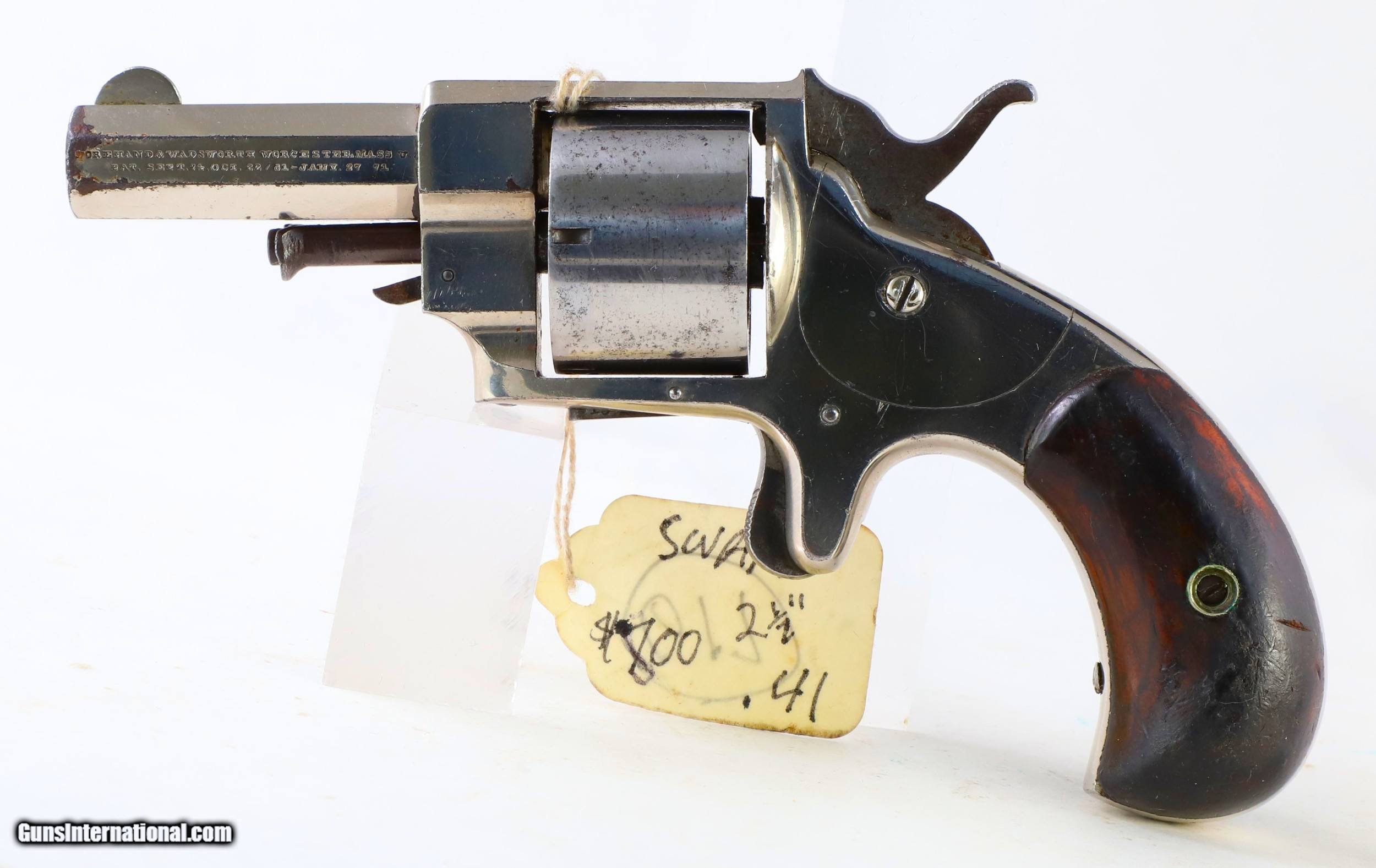 リール Revolver No.411 Bonhams : A .455 'W.G. 1889 Model' revolver by P. Webley