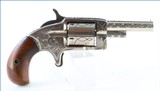 "Wide Awake" Engraved, Spur Trigger revolver - 1 of 5